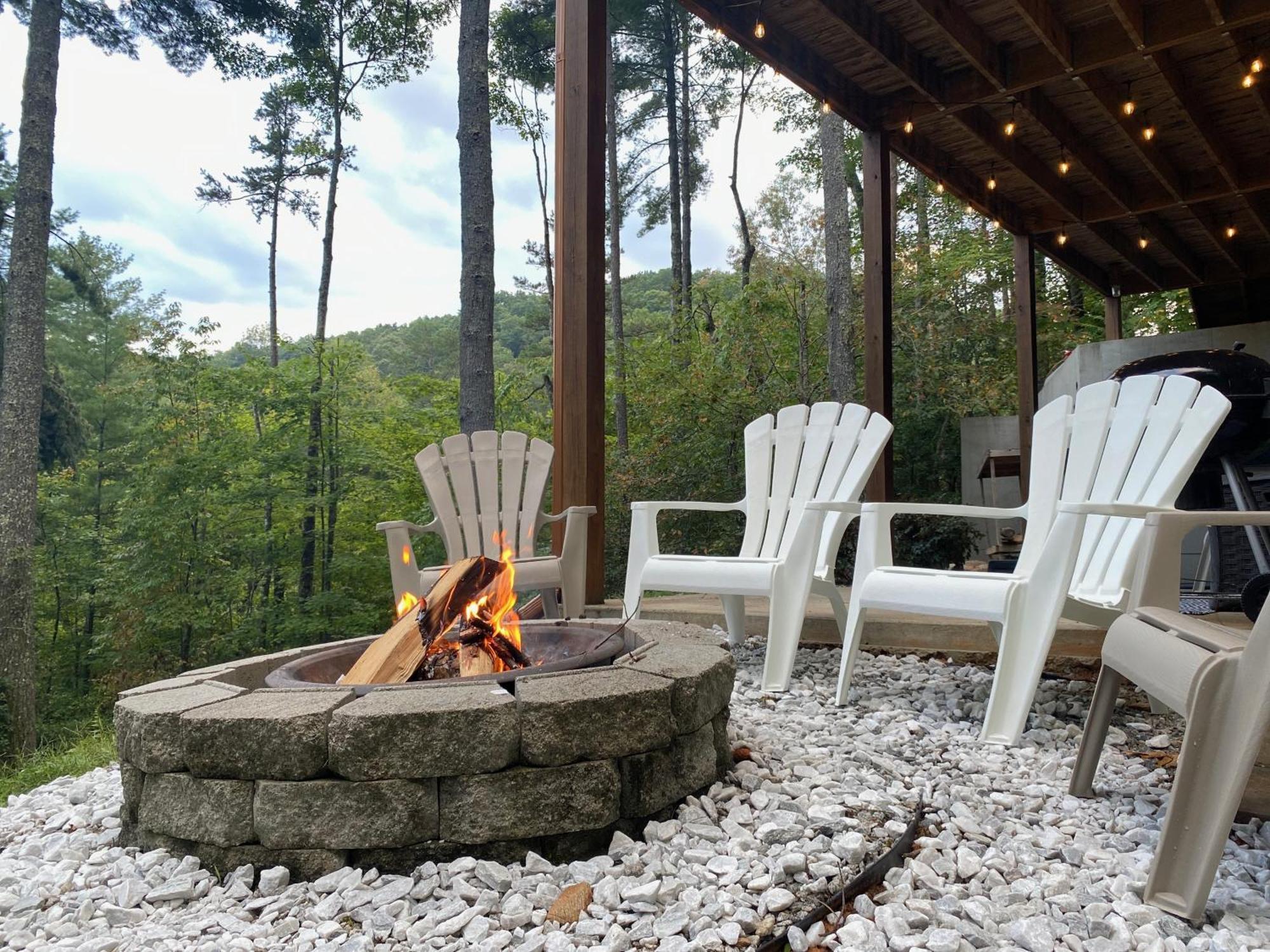 The Cozy Lazy Laurel With Year-Round Mountain Views, Hot Tub, Fire Pit Villa Cherry Log Ngoại thất bức ảnh